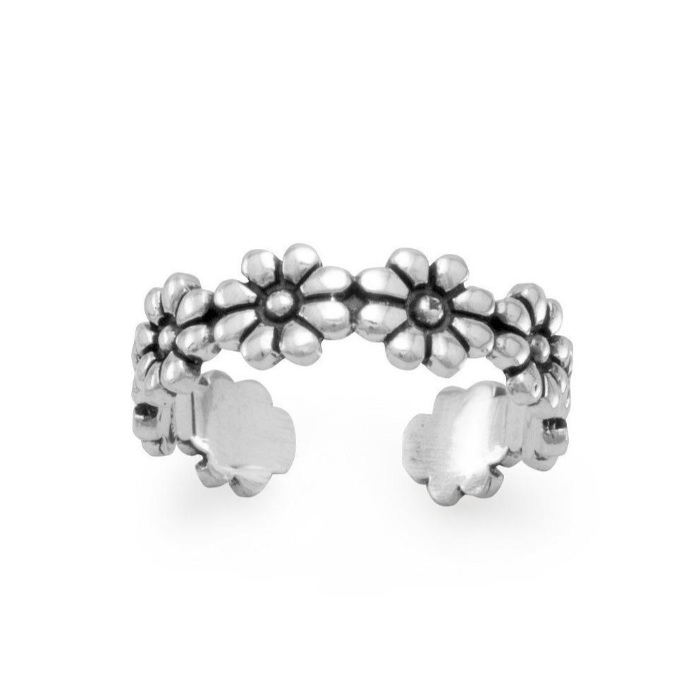 Flower Power Toe Ring